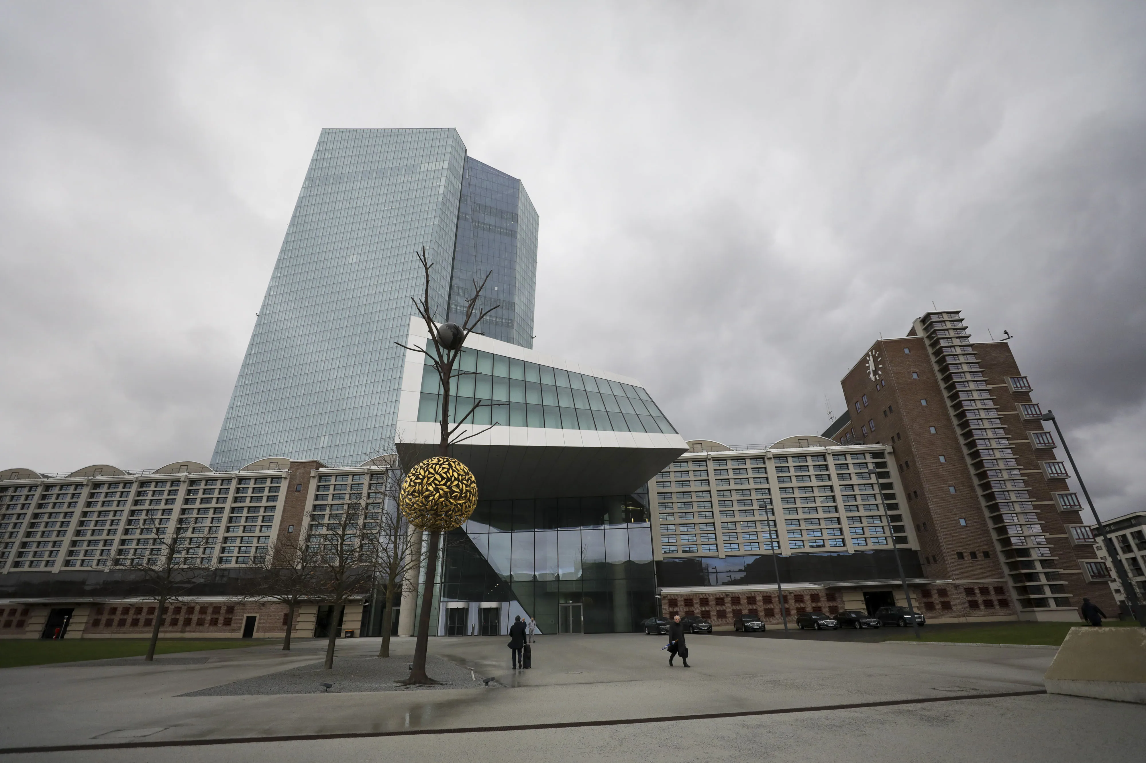 European Central Bank headquarters in Frankfurt.