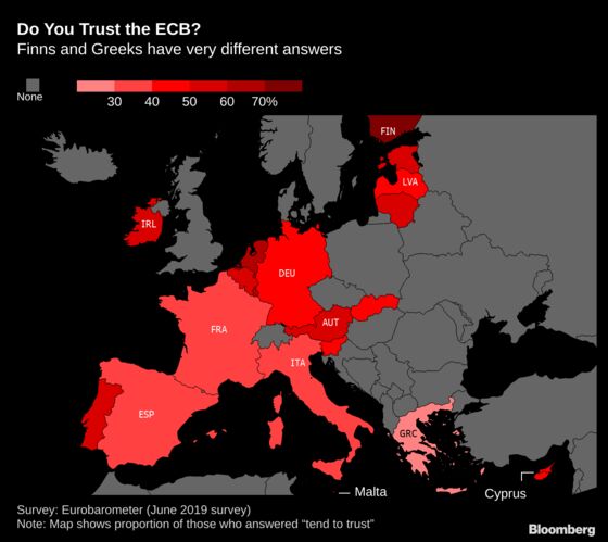 Lagarde Confronts Political Cost of ECB’s Subzero Rate Policy