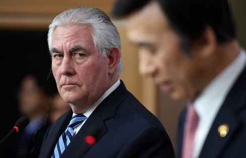 Rex Tillerson in Seoul on March 17