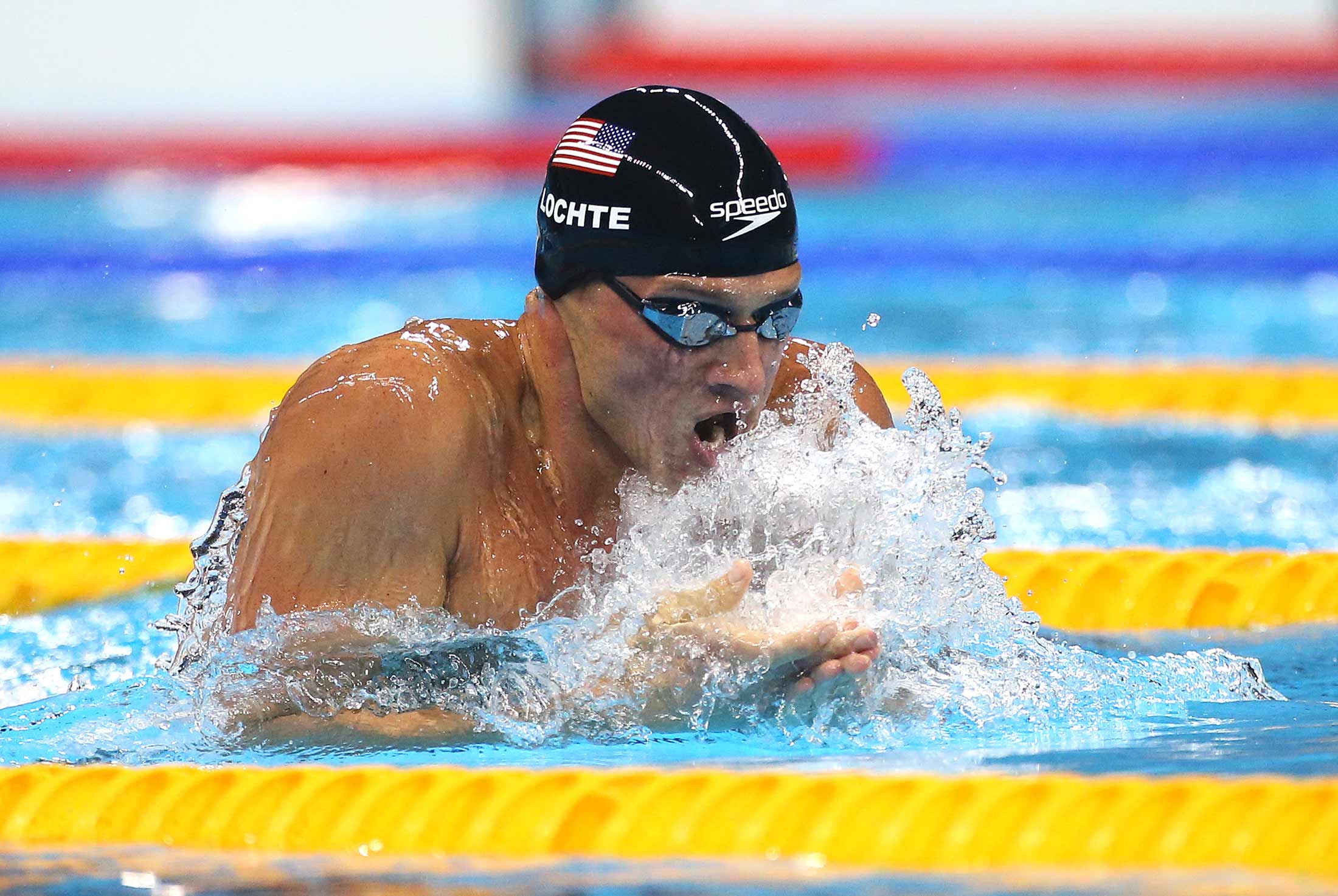 Ryan Lochte competes in the Men's 200m Individual Medley semifinal on Aug. 10, in Rio de Janeiro, Brazil.
