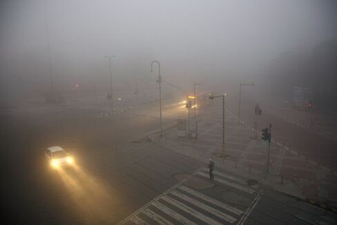 Haze in New Delhi
