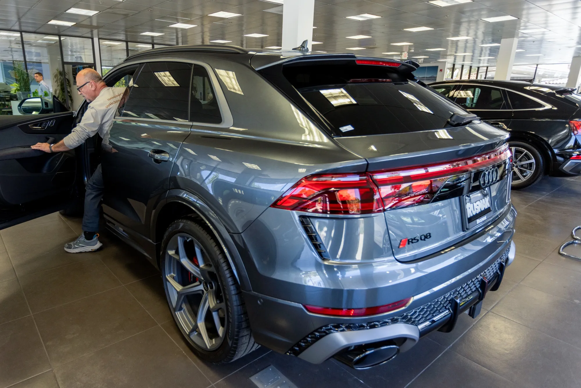 An Audi dealership in Thousand Oaks, California.