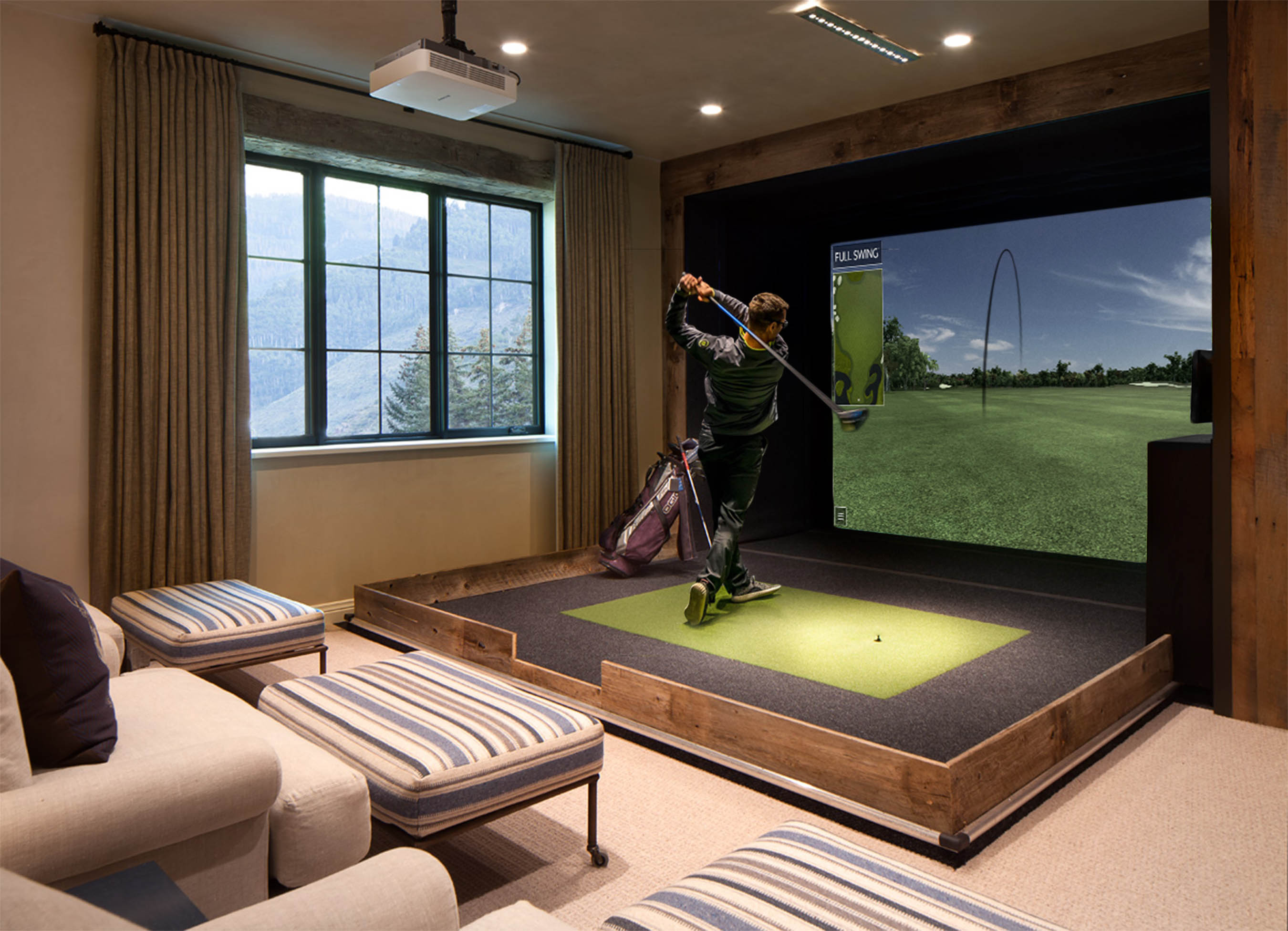 What’s The Minimum Ceiling Height For A Golf Simulator?