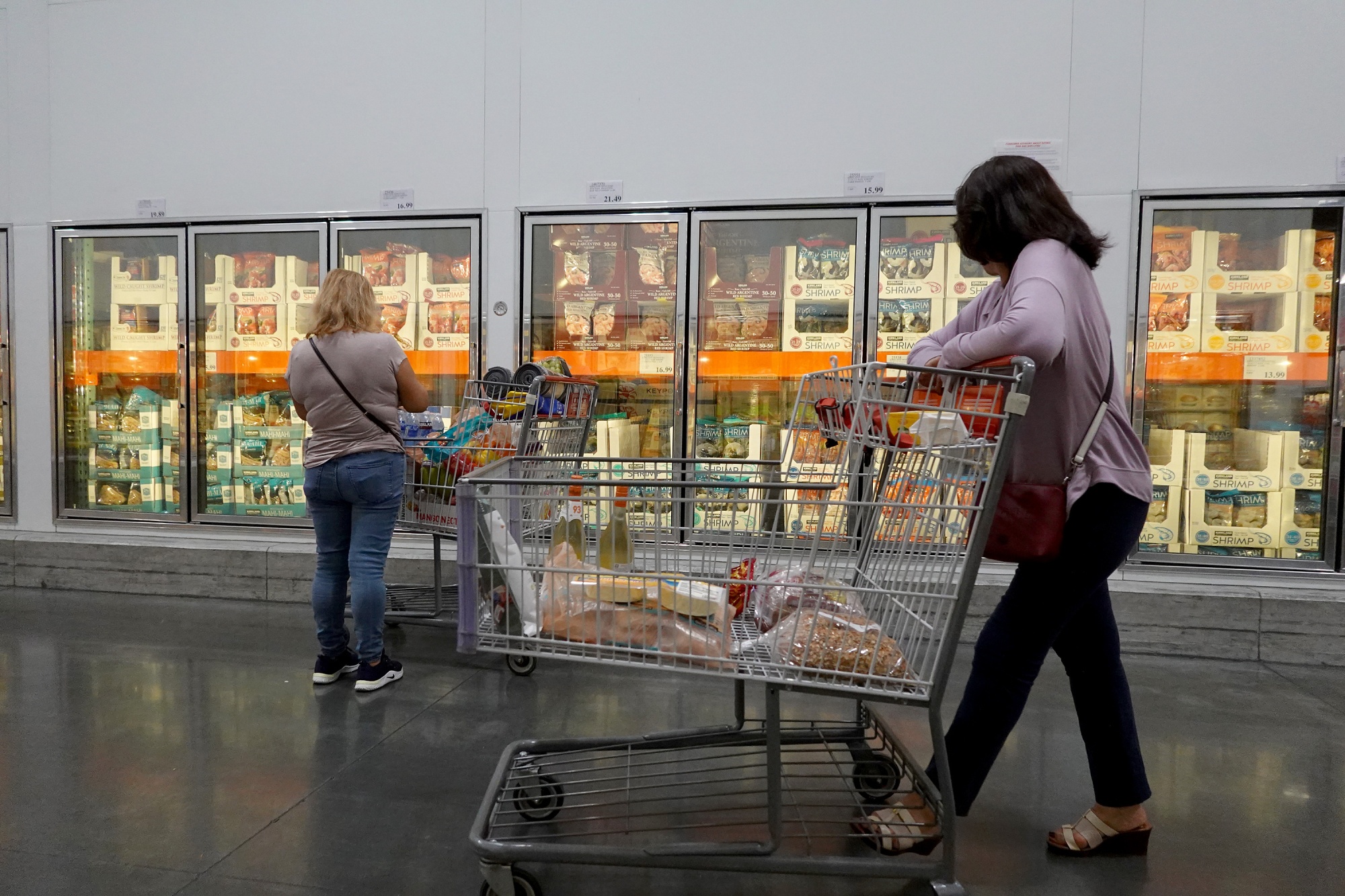 Customers shop in Miami, Florida.