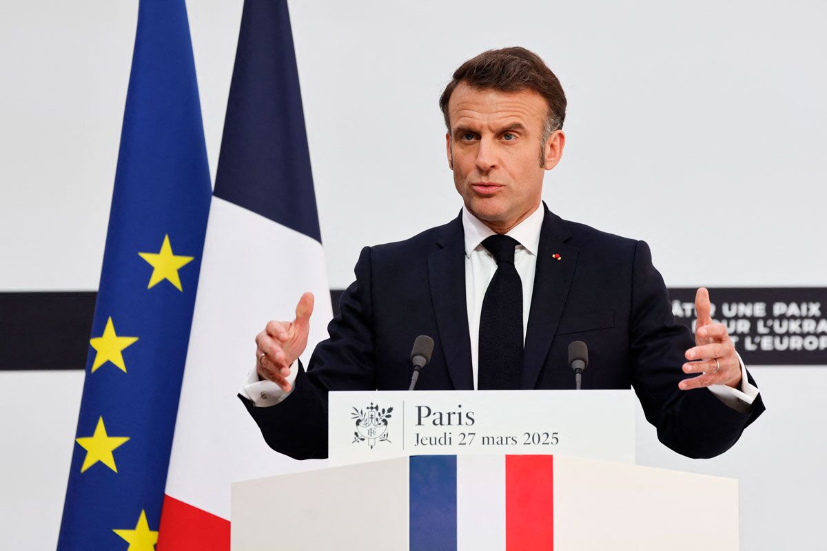 マクロン仏大統領、企業に対米投資を見合わせるよう促す - Bloomberg