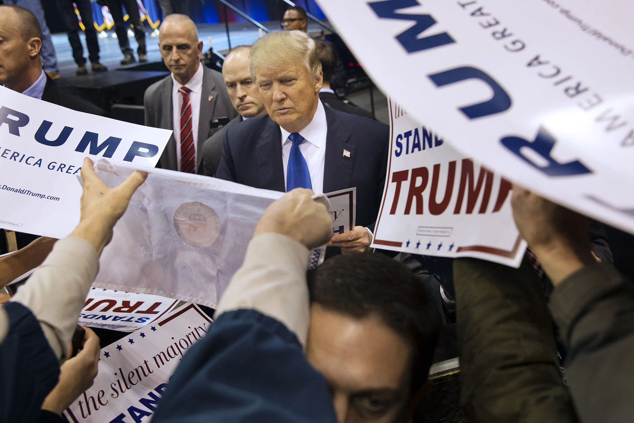 Presidential Candidate Donald Trump Holds New Hampshire Campaign Events