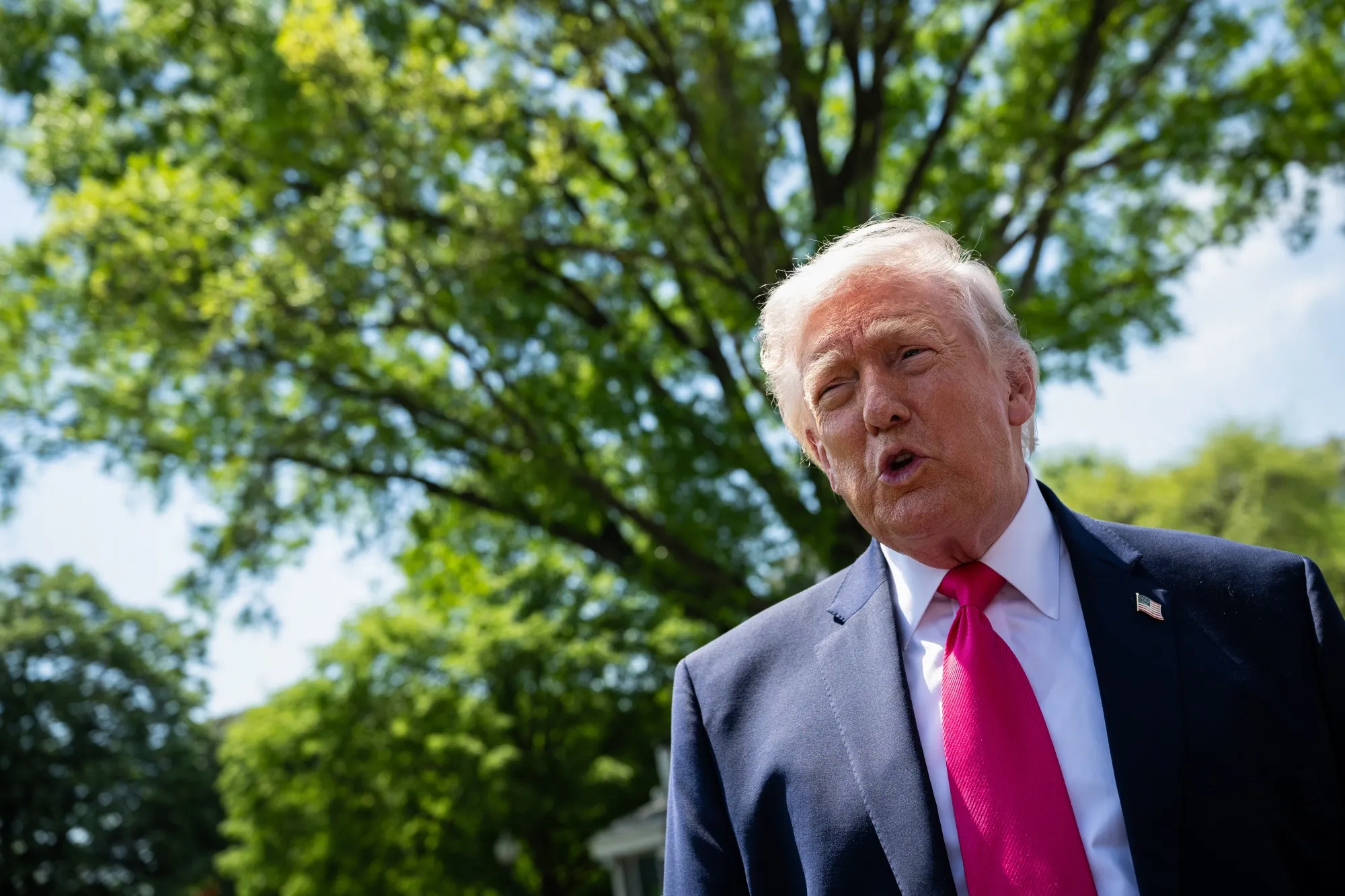 トランプ米大統領（4月16日）