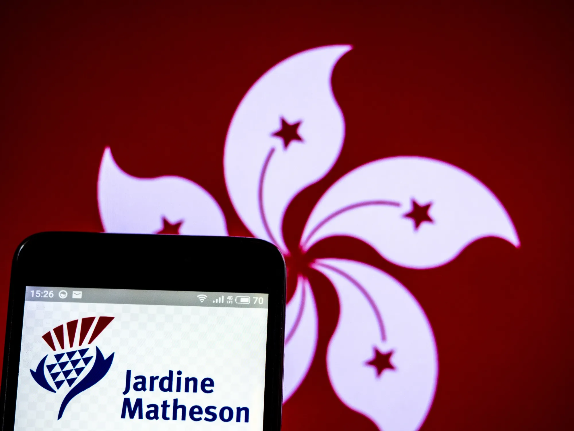 In this photo illustration a Jardine Matheson Holdings