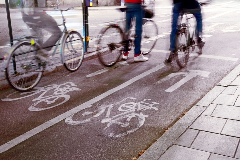 dedicated bike lanes