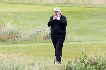 US President Donald Trump Private Visit to Scotland