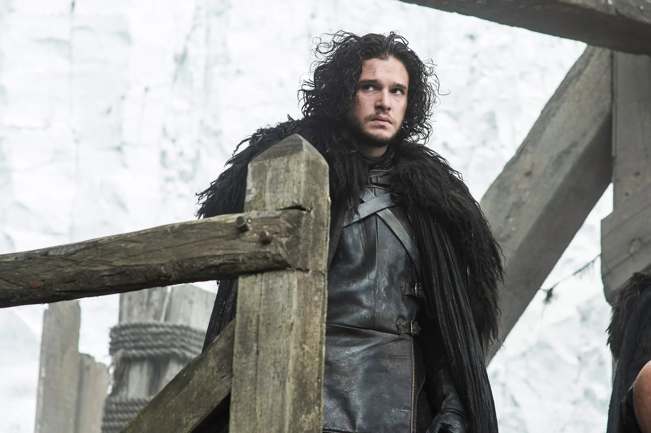Jon Snow, portrayed by Kit Harington, on Game of Thrones.
