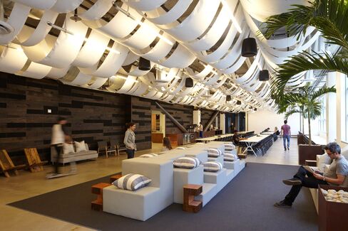 Tech Startups Turn to Cool Office Designs