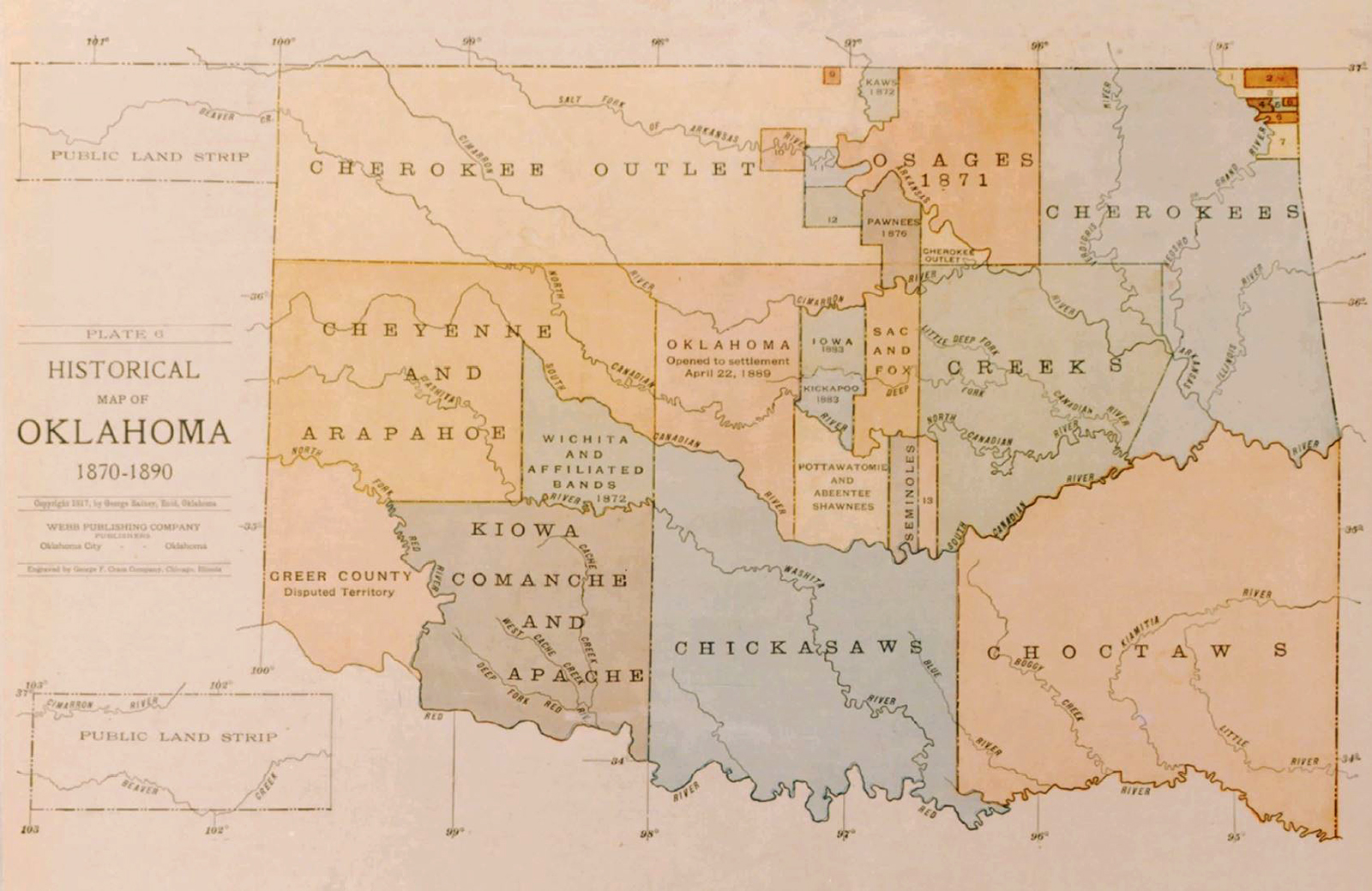 Century-Old Oklahoma Tribal Map Is Flash Point in Digital Debate ...