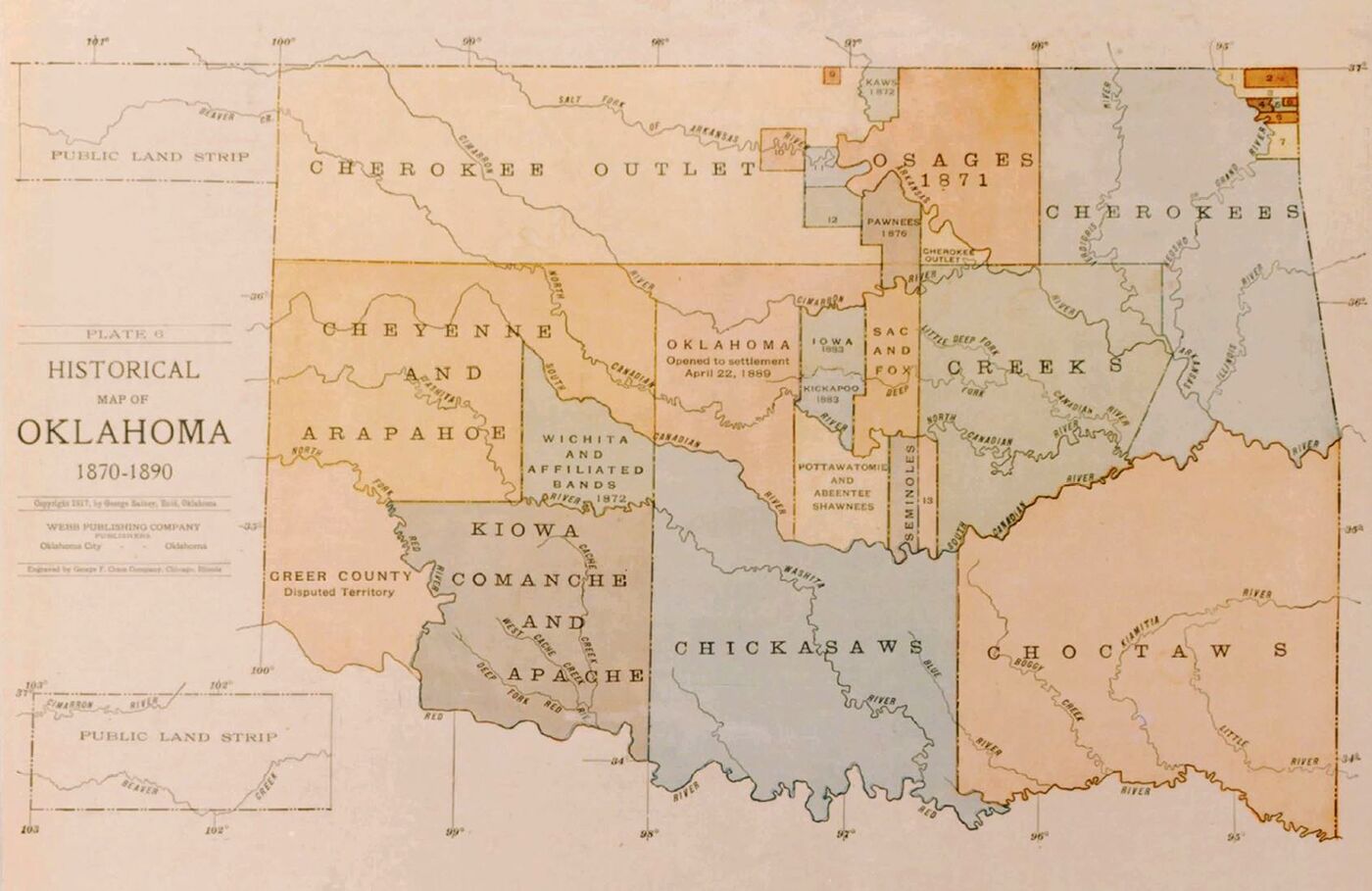 Century-Old Oklahoma Tribal Map Is Flash Point in Digital Debate ...