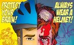 relates to Phoenix's Incredibly Gruesome Graphic Novels Emphasize Bike Safety