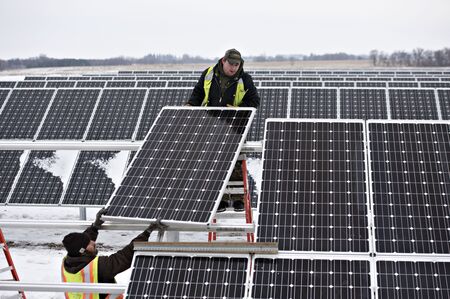 Heartland Power Cooperative Solar Panel Installation