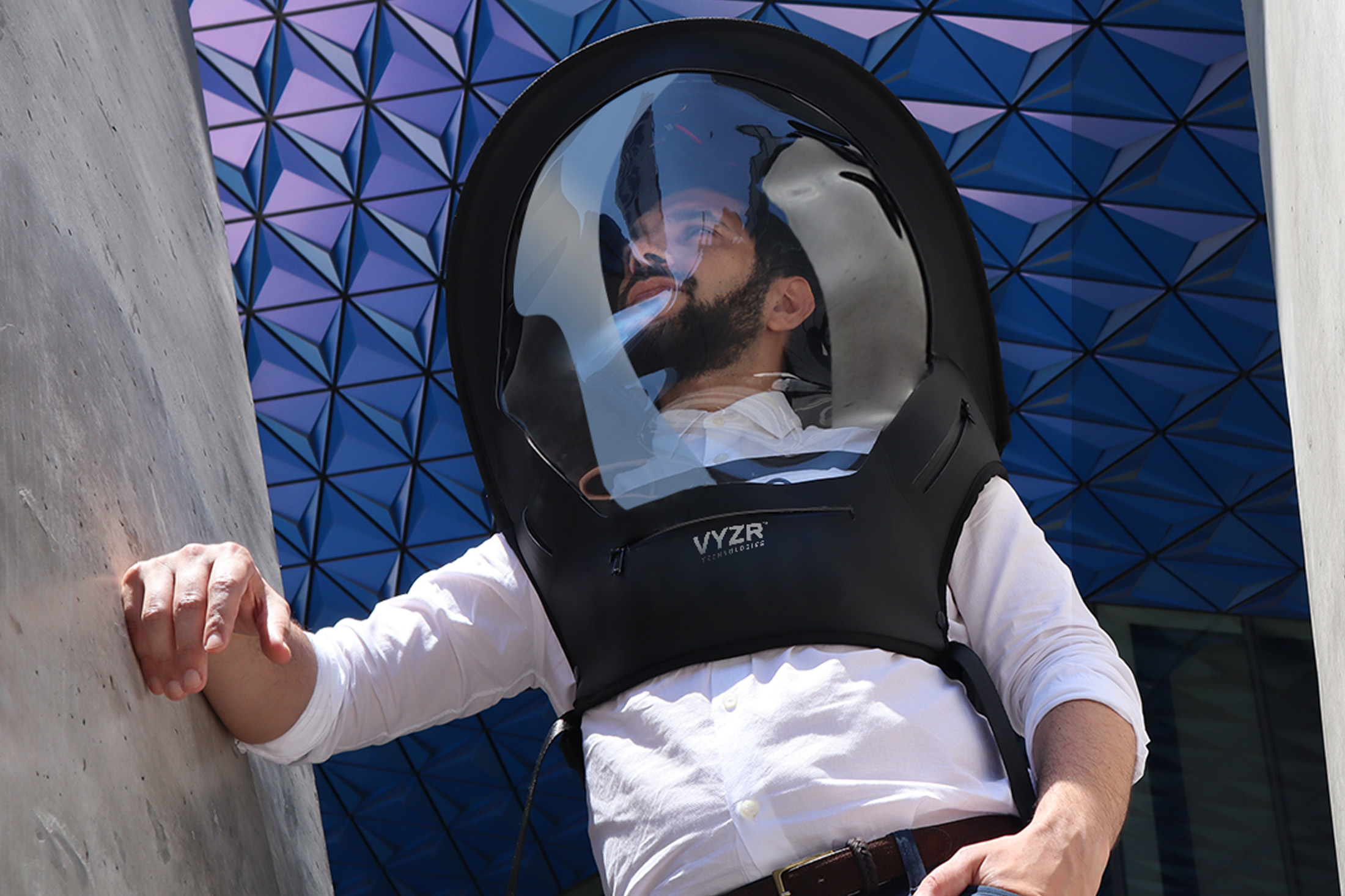 This coronavirus suit protects you inside a literal bubble