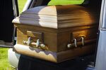 Casket in a Hearse