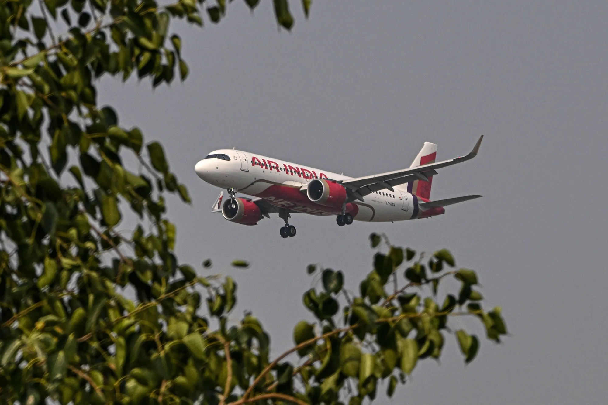 An Airbus A320 aircraft, operated by Air India Ltd.