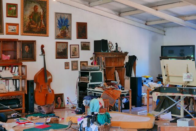Interior of Bernard von Bredow's home