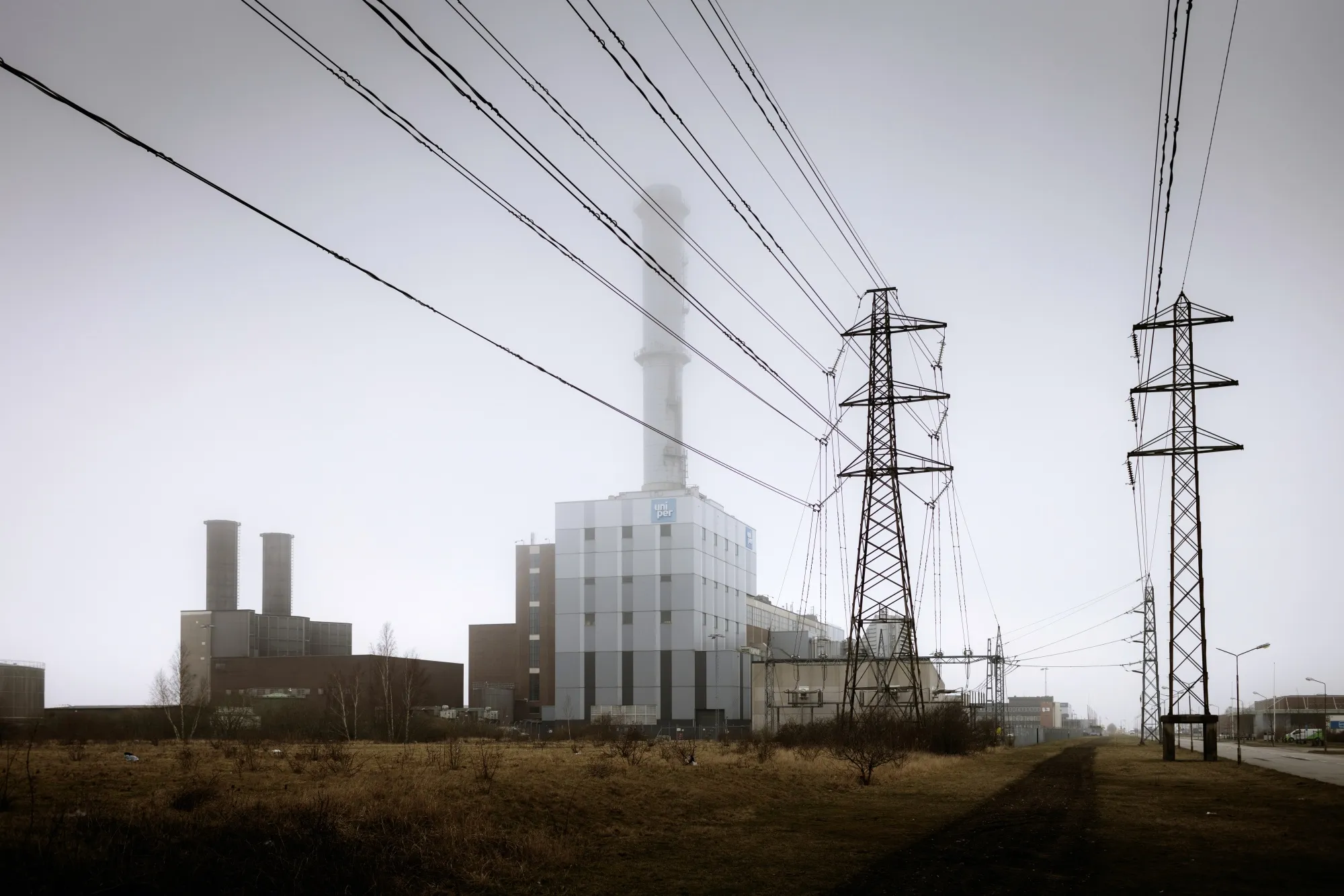 The Oresundsverket natural gas-fired power plant in Malmo, Sweden, on March 13.