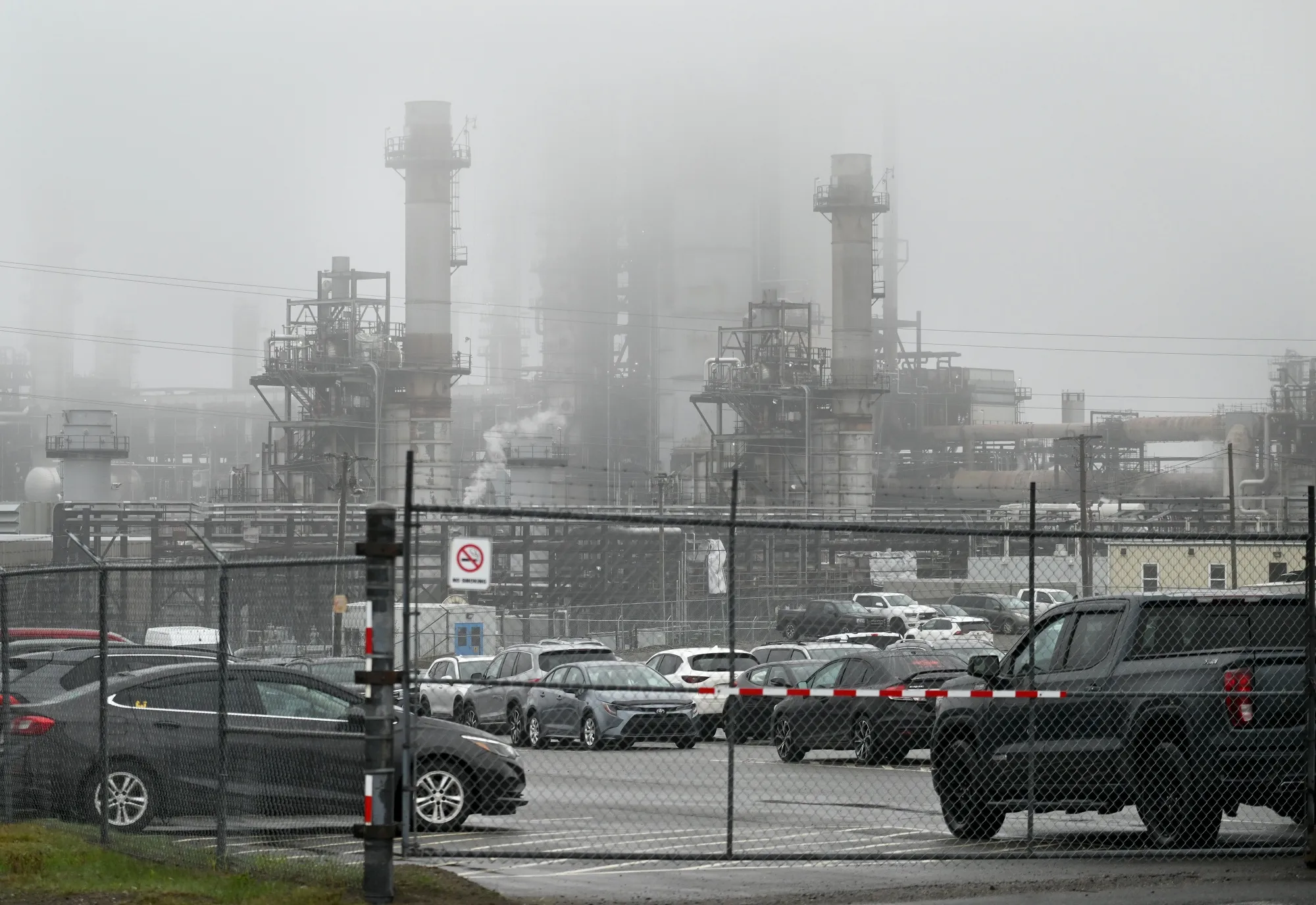 The Irving Oil Refinery in Saint John, New Brunswick, in 2025.