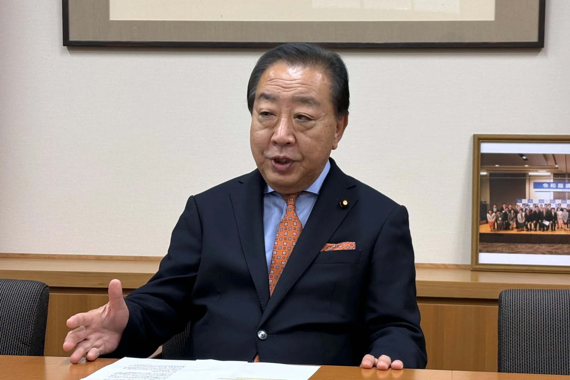 Yoshihiko Noda in Tokyo on Oct. 3.