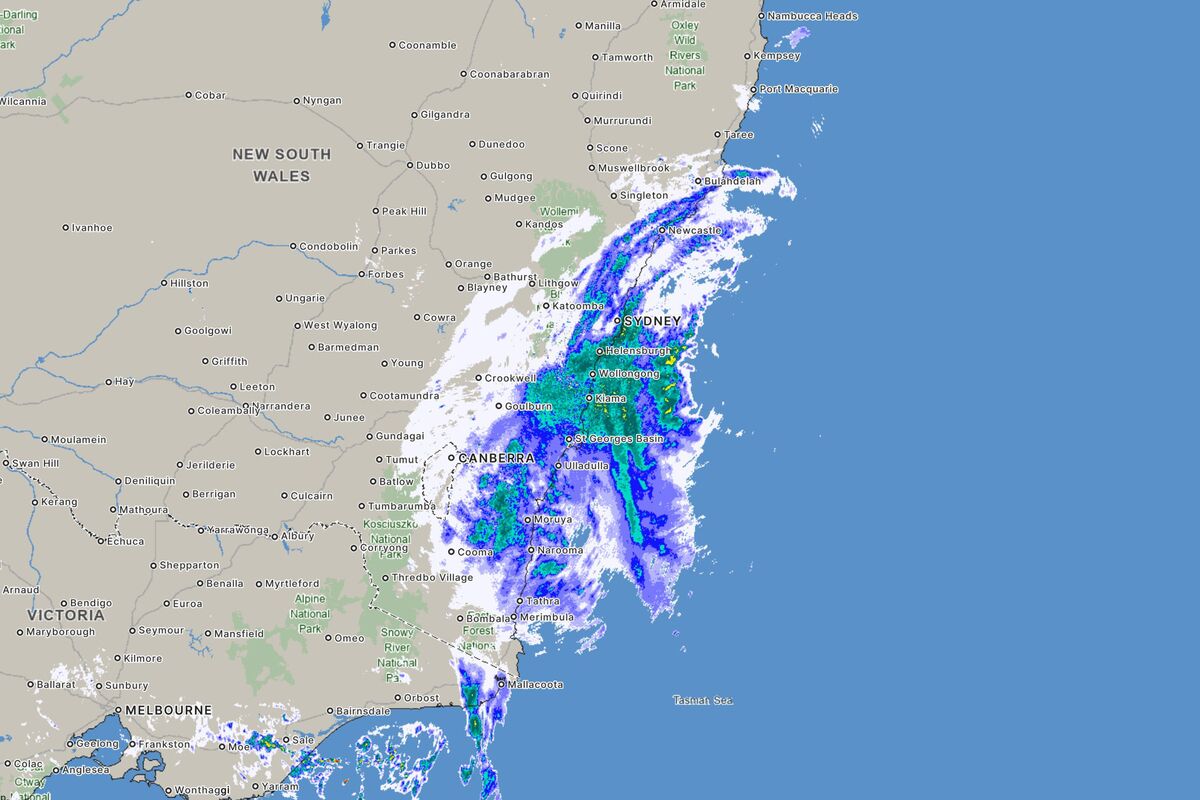 Severe Weather Warning Issued for Parts of Sydney, NSW as Heavy Rain ...