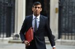 Rishi Sunak arrives at Downing Street ahead of the Cabinet Meeting on Sept. 15.