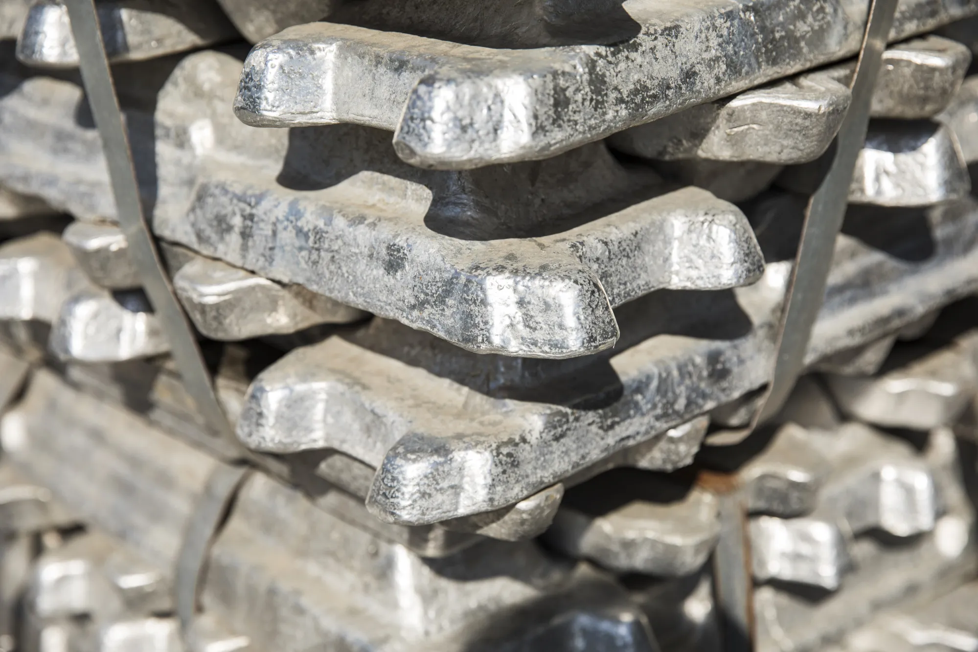 Views of Aluminum Stockyards as China, U.S. Roll Out New Tariffs