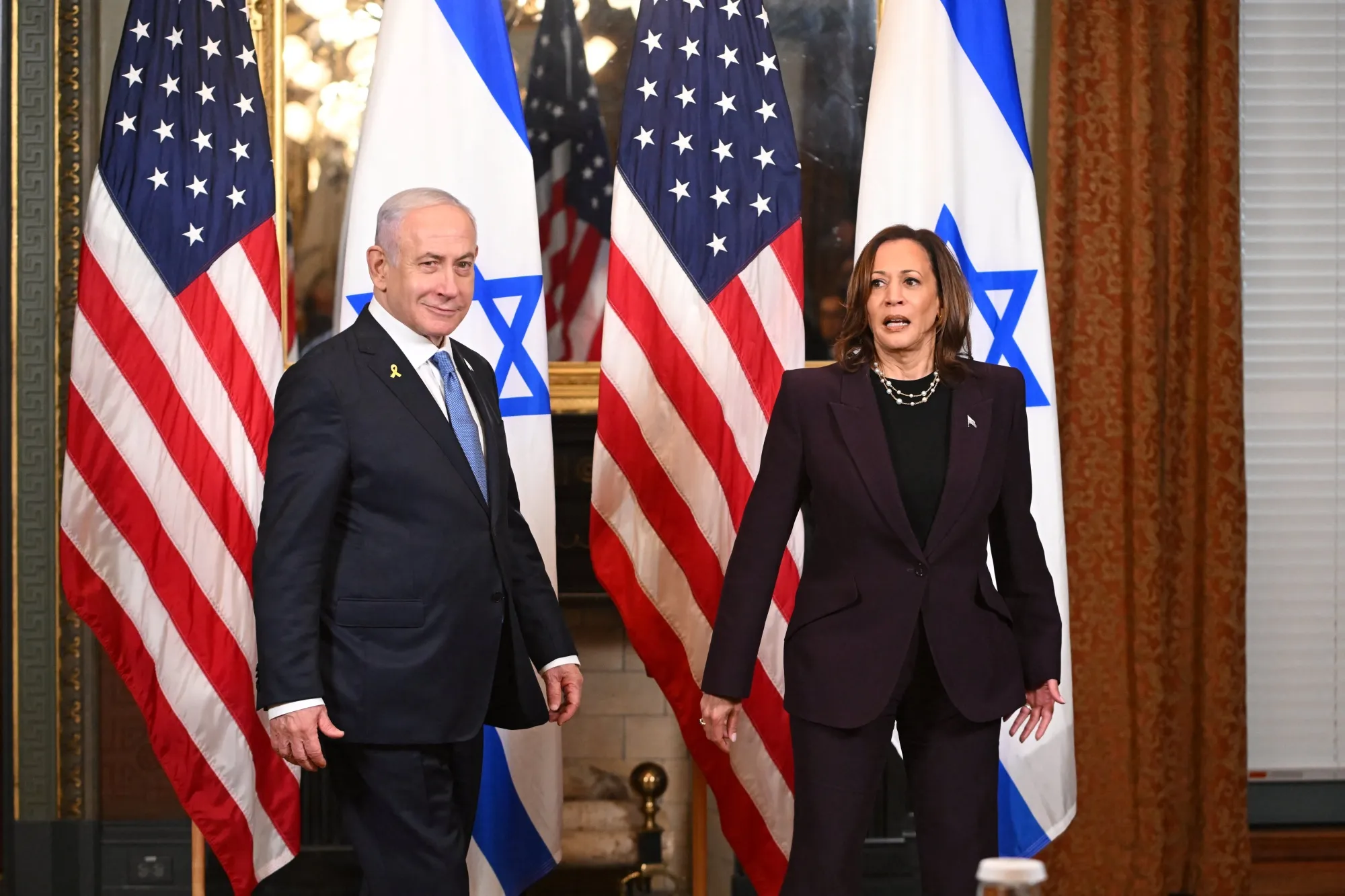 Benjamin Netanyahu may surprise Kamala Harris.