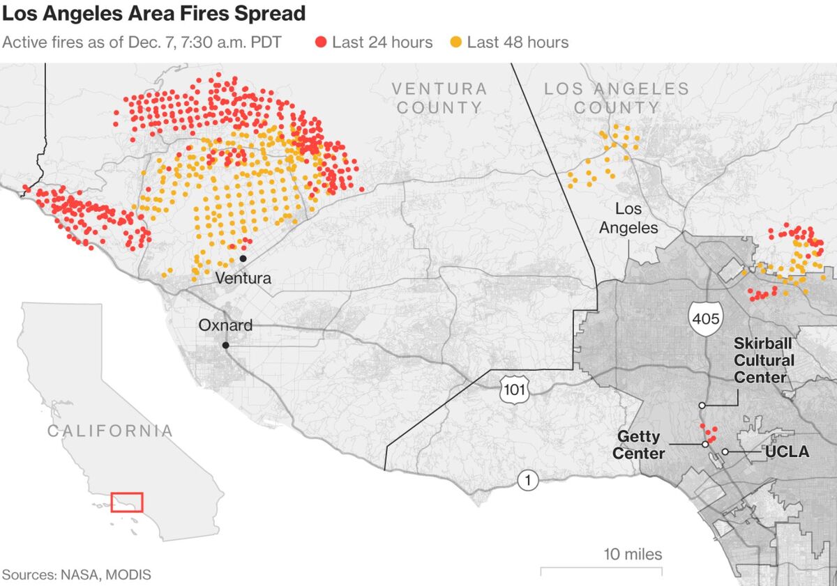 California's Raging Wildfires Force New Wave of Evacuations: Map