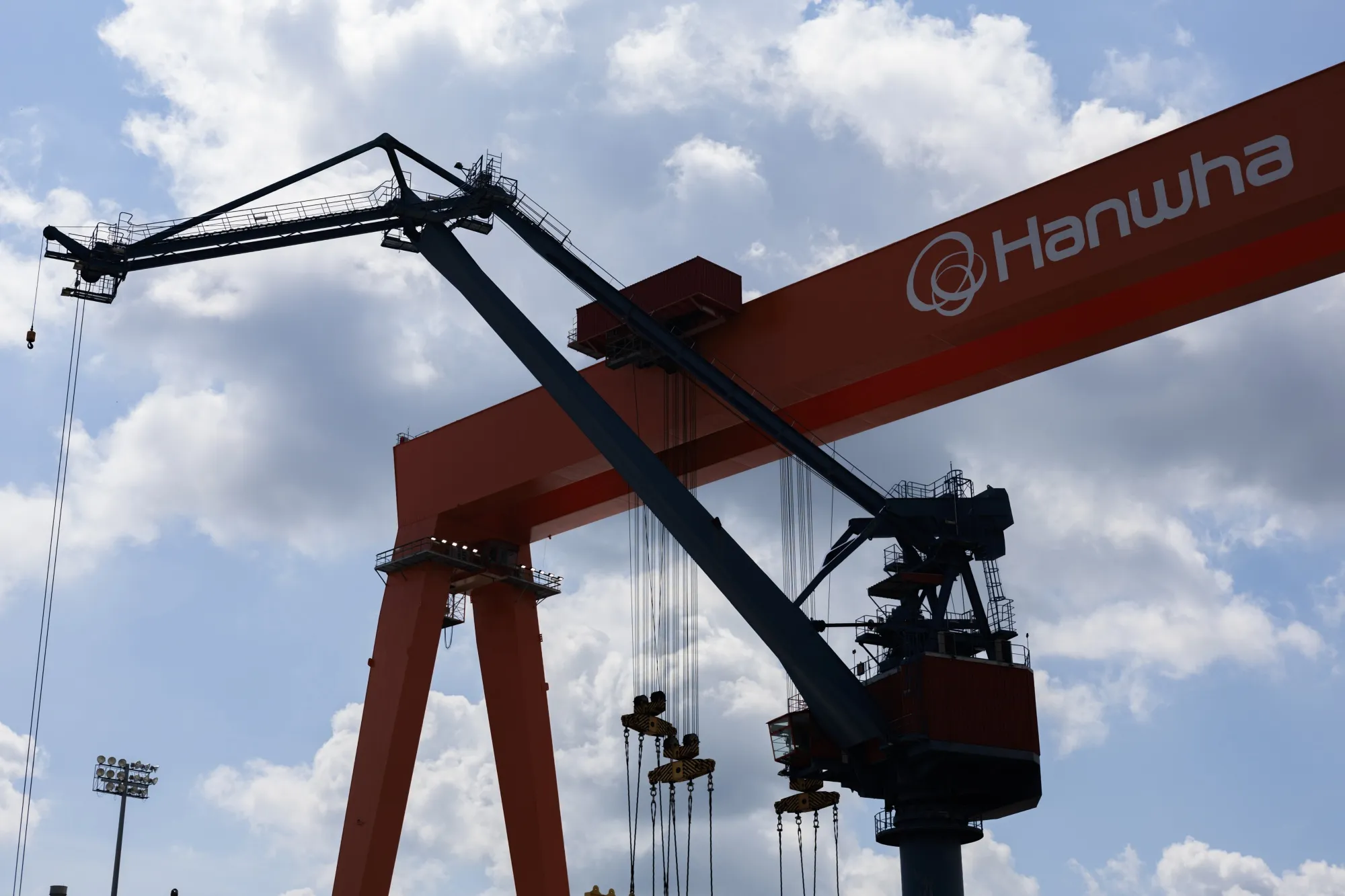 A Hanwha crane.