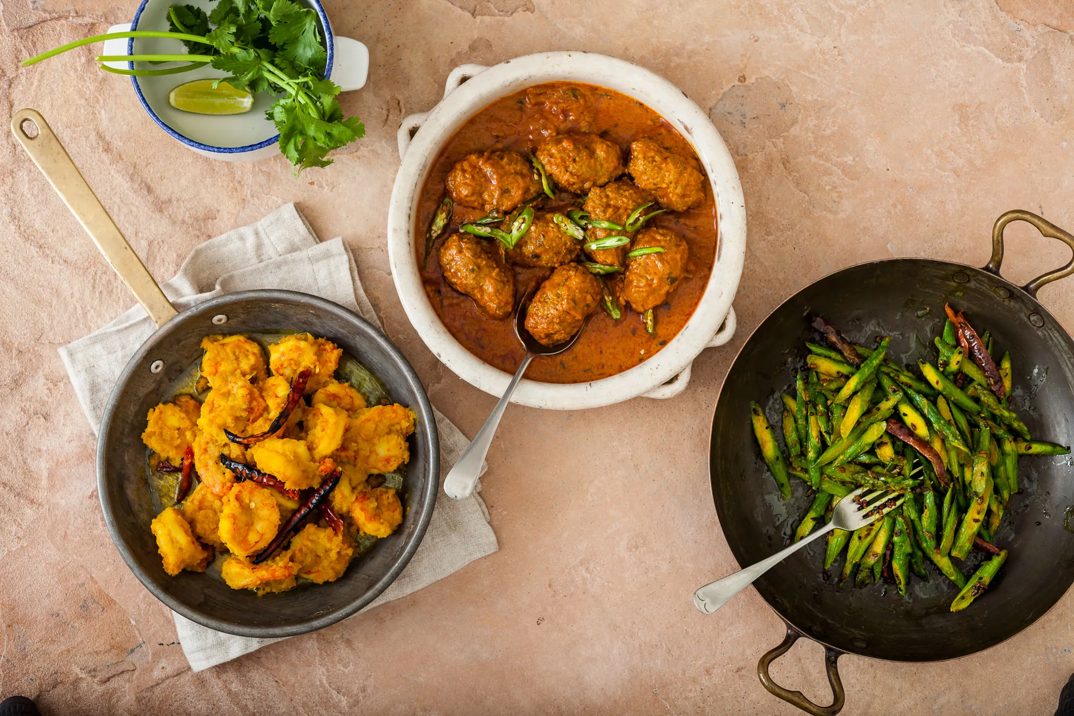 Dishes from Darjeeling Express.