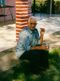 Don Alejandro Robaina outside of his home in San Luis, Cuba, with one of his cigars on Feb. 27, 1999.