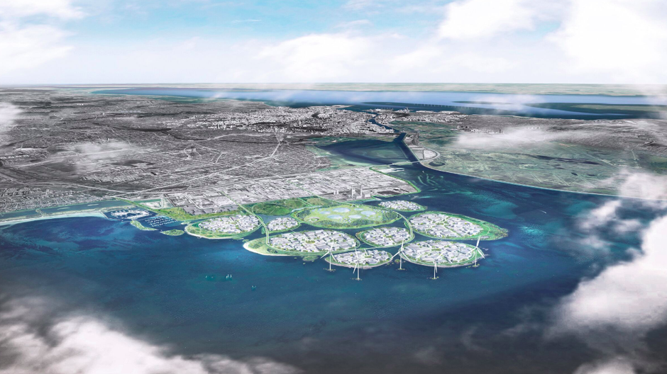 A rendering from designers Urban Power of the proposed archipelago at Hvidovre