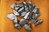 Polysilicon fragments.