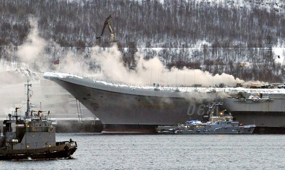 Russia’s Only Aircraft Carrier Hit by Fire in Latest Mishap