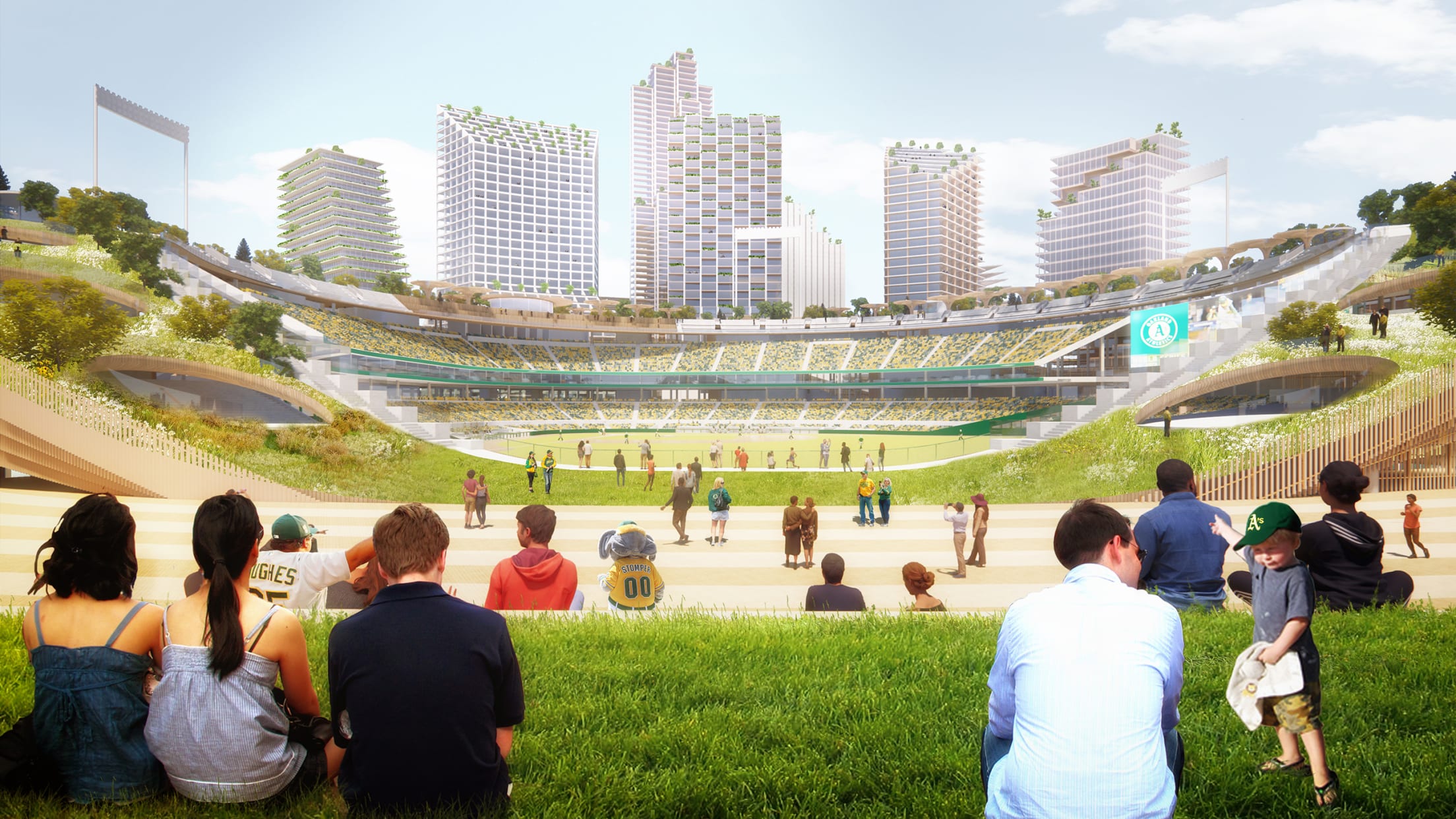 A's unveil renderings of new Las Vegas ballpark