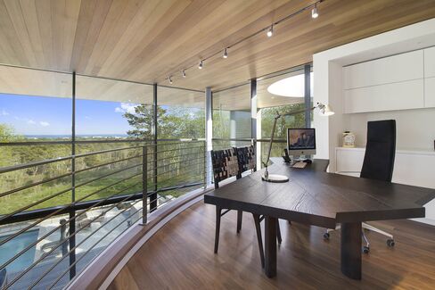 A view from the master suite's office.
