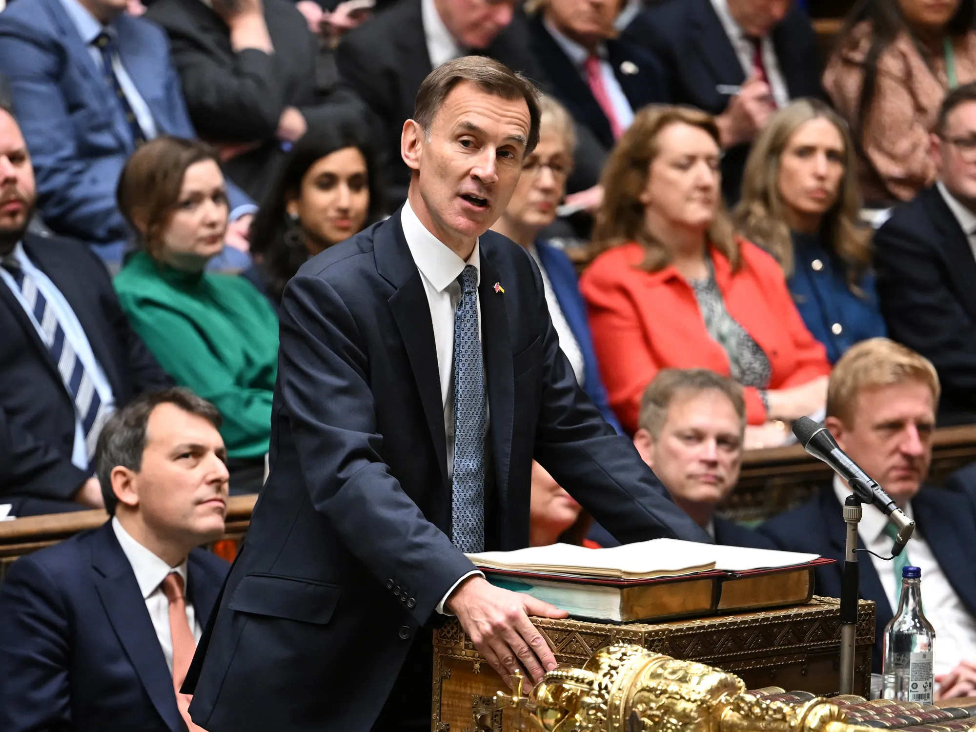 Jeremy Hunt delivers his Autumn Statement to Parliament on Nov. 17.