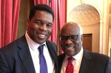 Thomas Poses With Senate Candidate Walker in Supreme Court Photo