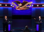 U.S. President Donald Trump, left., and Joe Biden, 2020 Democratic presidential nominee, right.