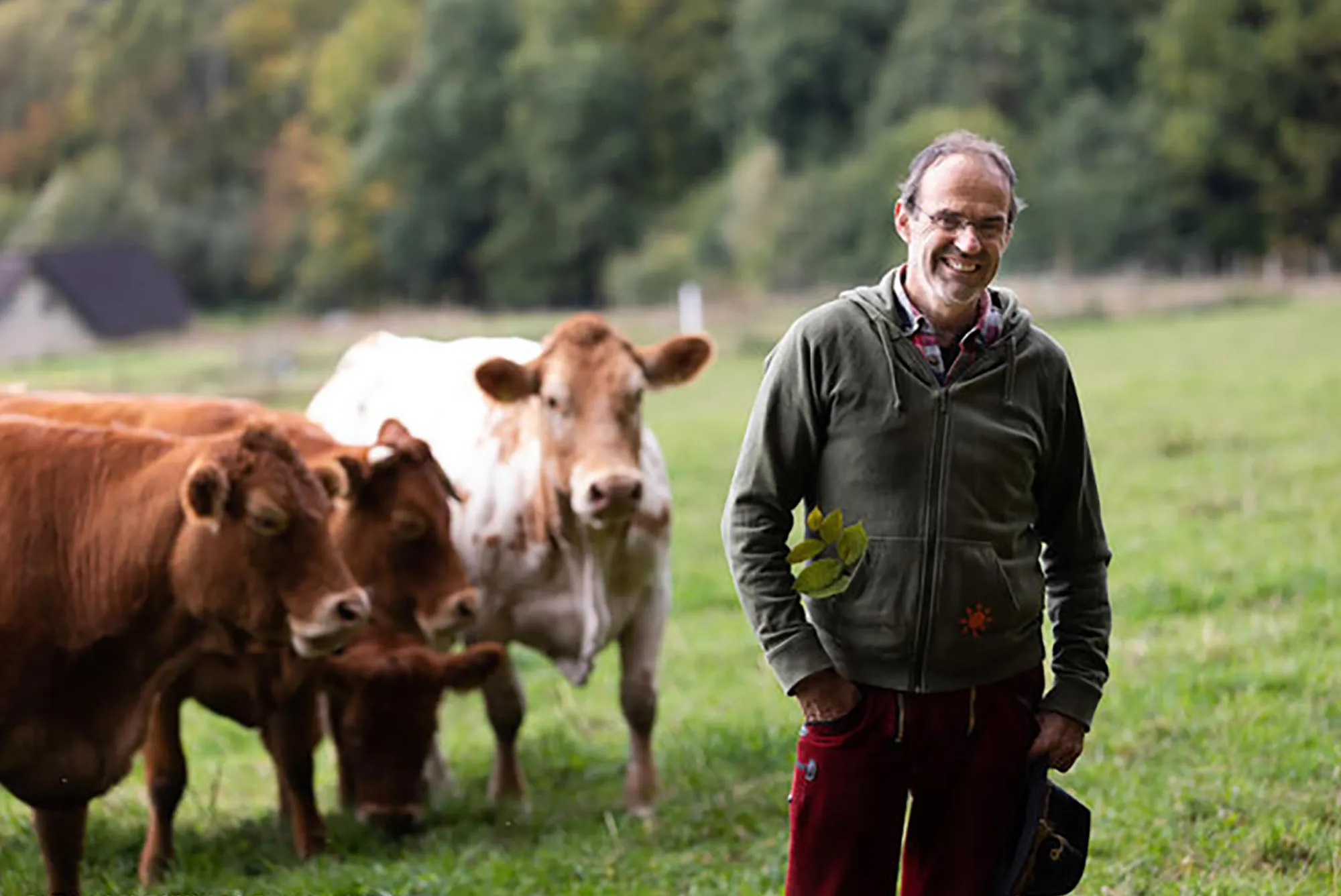 Ulf Allhoff-Cramer on his farm near Detmold in North-Rhine Westphalia.