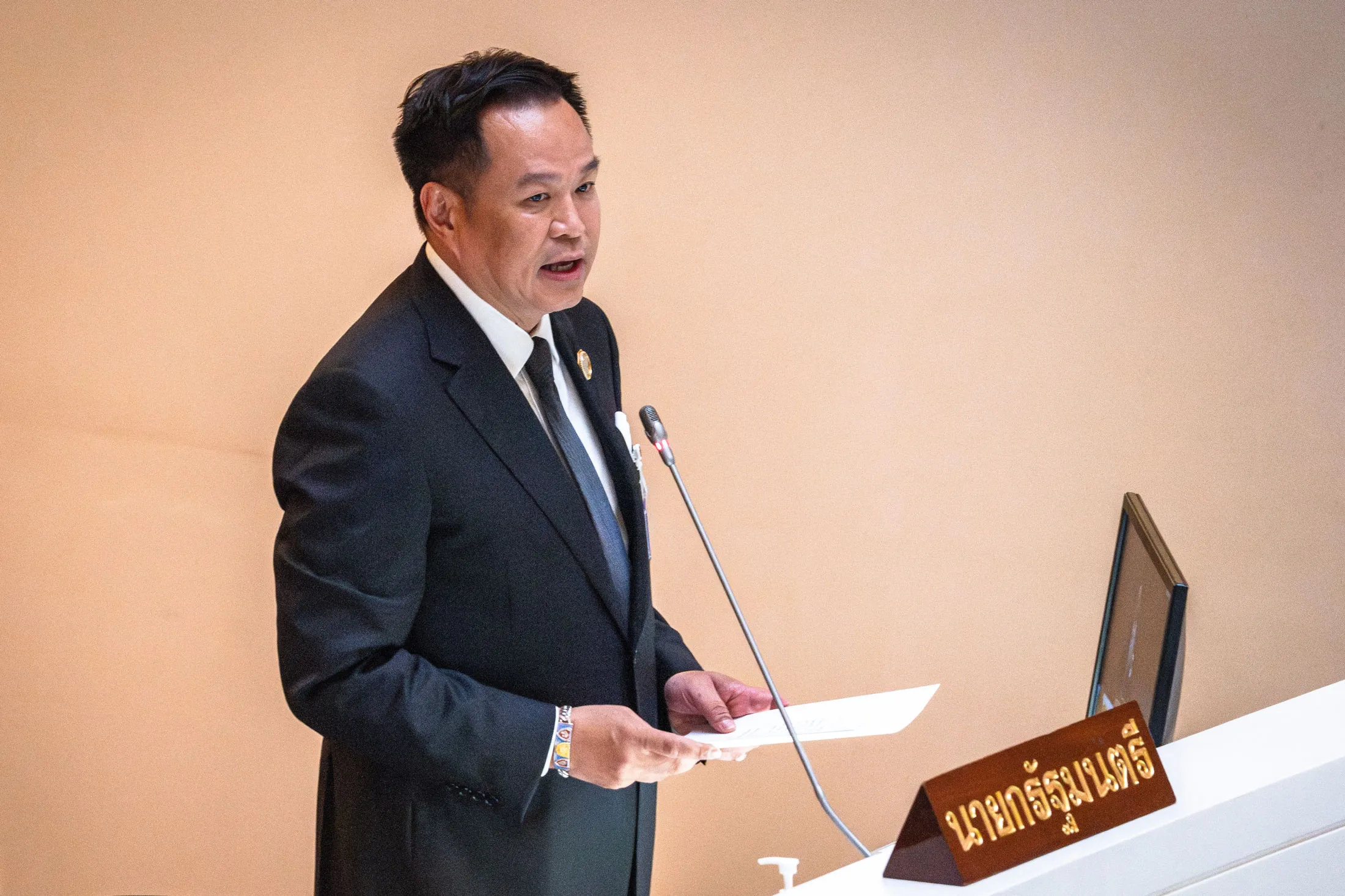 Thailand's Prime Minister Anutin Charnvirakul