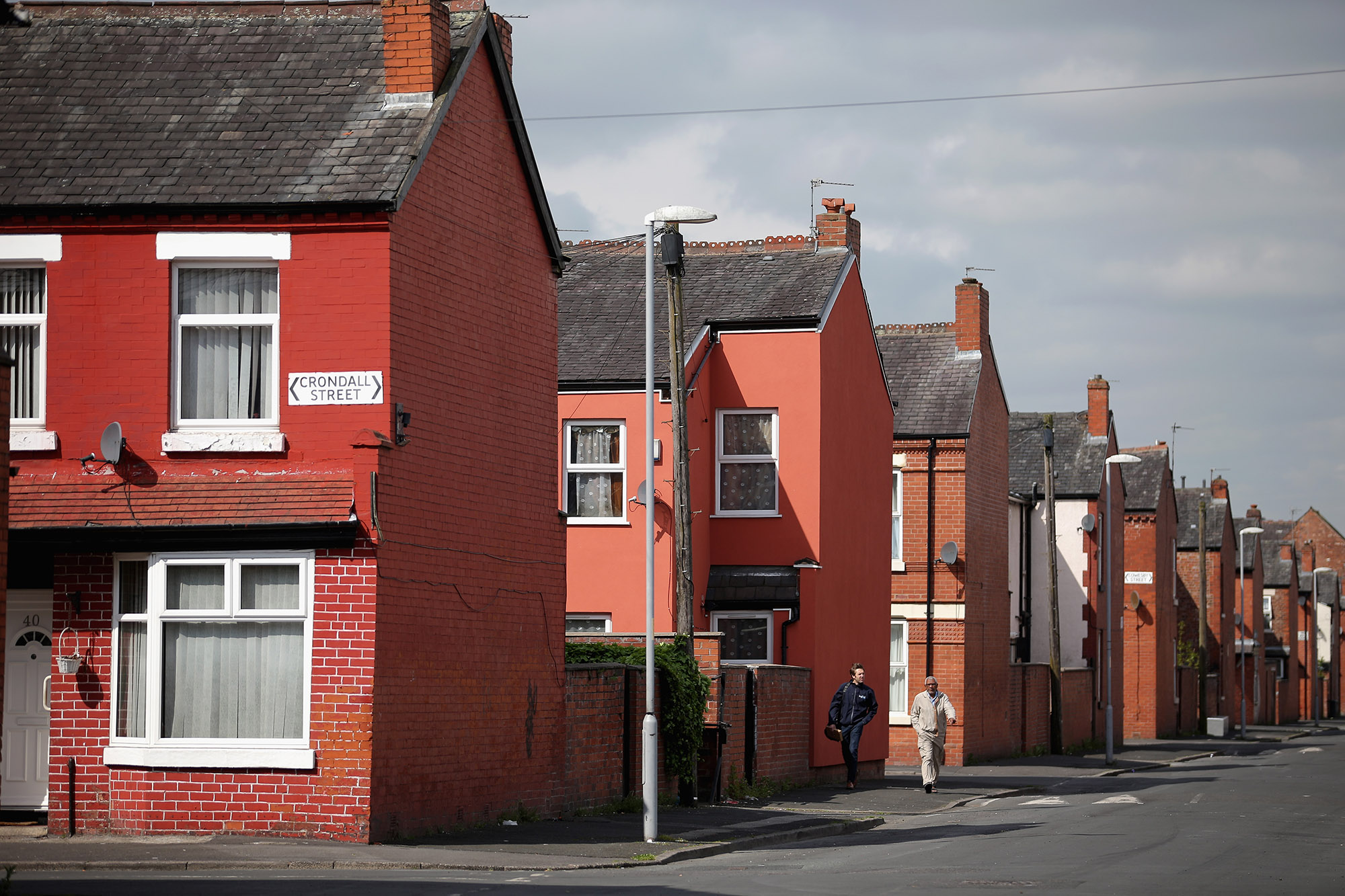 Terraced homes&nbsp;in Manchester, U.K.&nbsp;