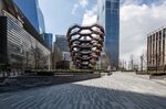 Hudson Yards stands without visitors in New York, on&nbsp;April 8.