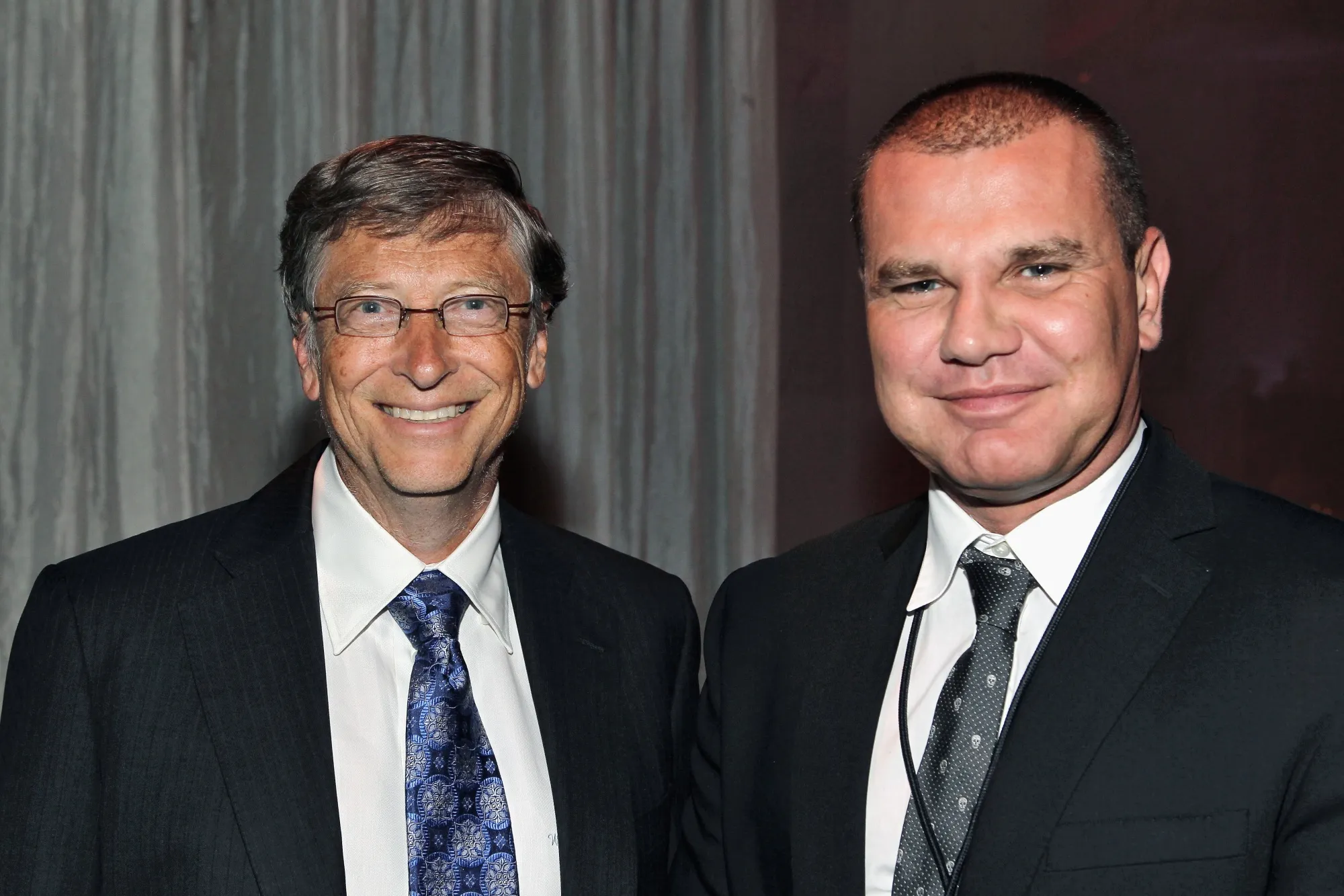 Bill Gates and Boris Nikolic at an event in Washington, DC, in 2012.&nbsp;