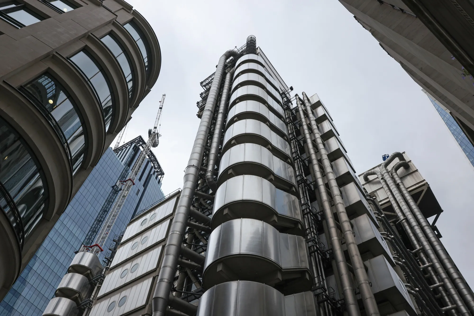 The Lloyd’s of London offices in London.