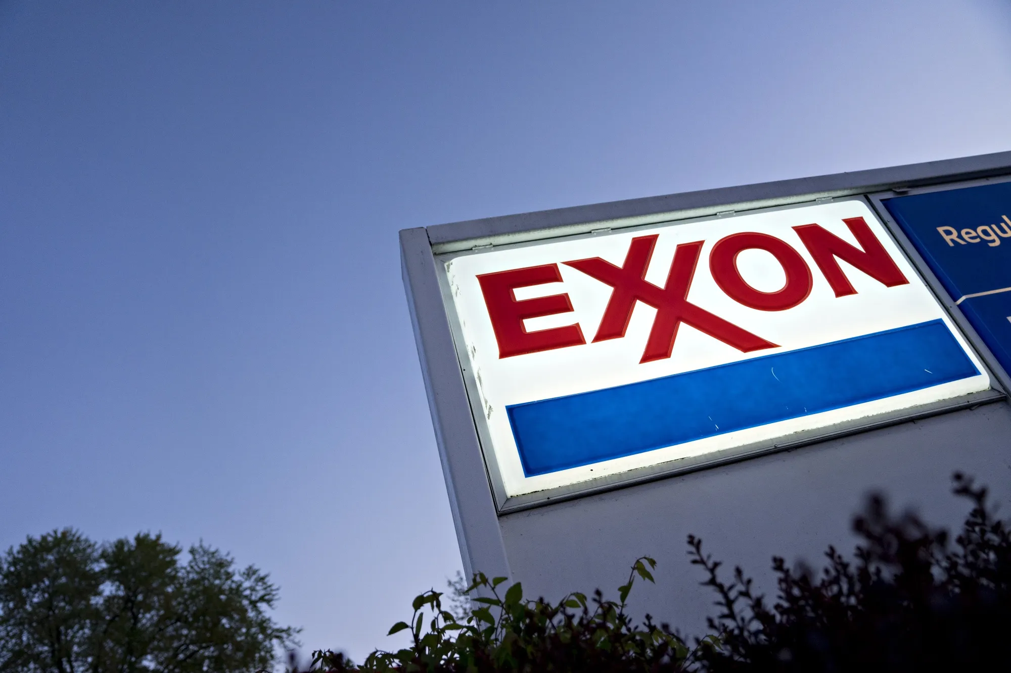 Exxon Gas Stations As Earnings Figures Are Released
